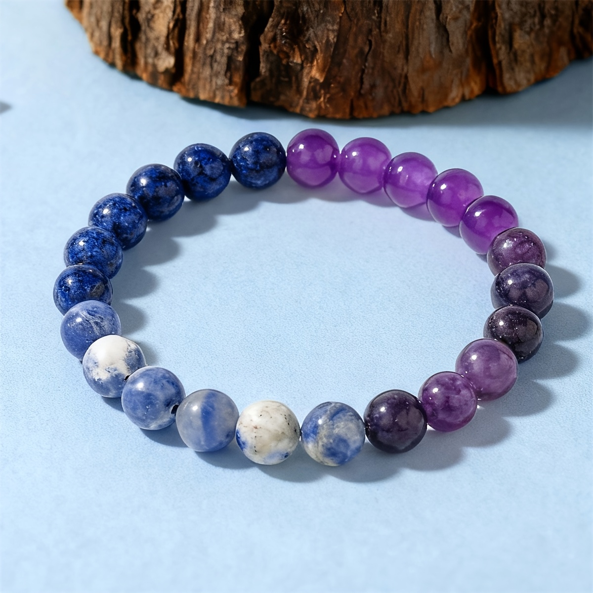 Women's Bohemian Style Natural Stone Stretch Bracelet
